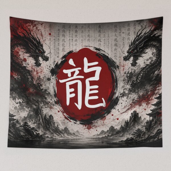 Item preview, Dragon Spirit | Traditional Chinese Calligraphy Art designed and sold by Fei Long Design Hub.