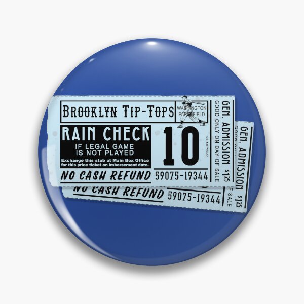 Item preview, Brooklyn Tip-Tops Tickets designed and sold by Normbot2000.