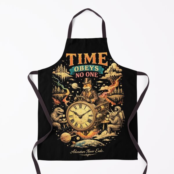 Item preview, Time Waits for No One – Steampunk Fox Cosmic Art designed and sold by Dogandesighn.