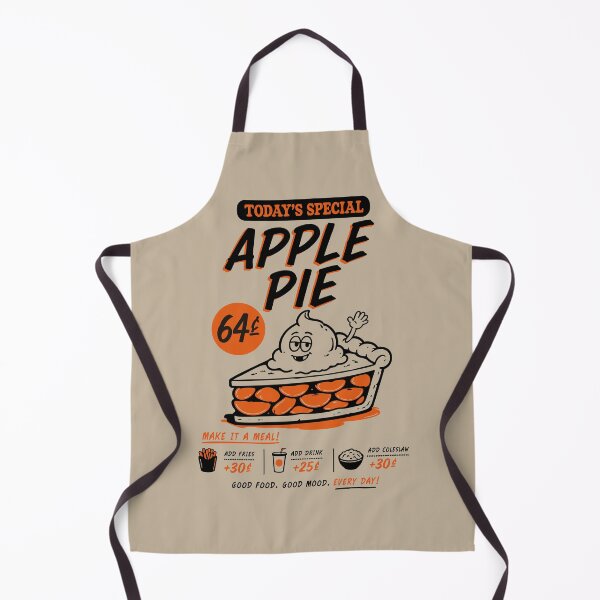 Aperçu de l'œuvre Menu rétro de Apple Pie Vintage Bakery créée et vendue par CamaleonDesigns.