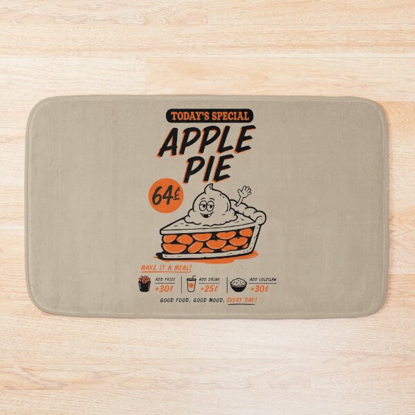 Item preview, Apple Pie Vintage Bakery Retro Diner Menu designed and sold by CamaleonDesigns.