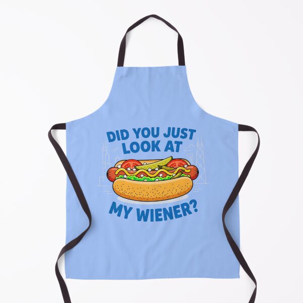 Item preview, Did You Just Look At My Wiener? Chicago Style Hot Dog Graphic designed and sold by ThreadRiotTees.