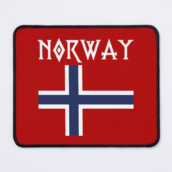 Item preview, Norway with Norwegian Flag designed and sold by littlemiscat.