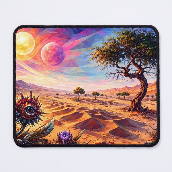 Item preview, Surreal Desert Landscape with Suns designed and sold by cuprum.