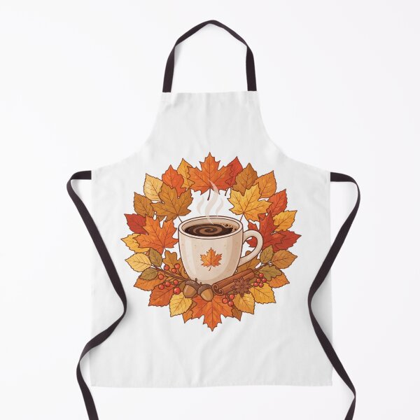 Item preview, Coffee and autumn leaves 2 designed and sold by kidoramagic.