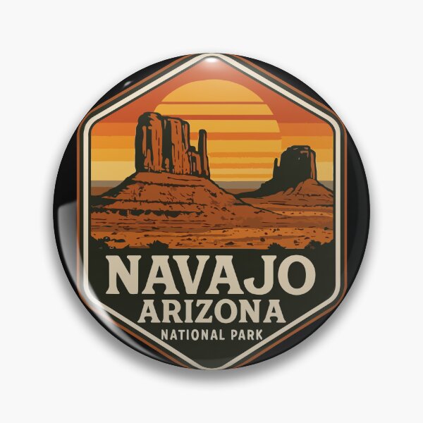 Item preview, Navajo Arizona National Park United States Vintage Travel designed and sold by TomFrontierArt.