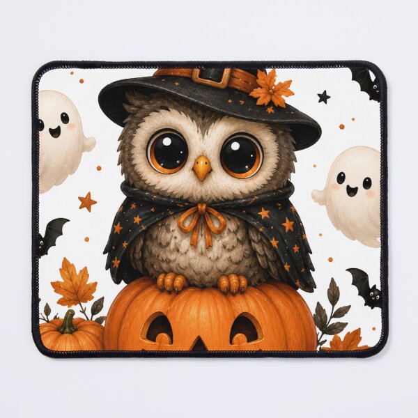 Item preview, Cute Halloween Owl Witch designed and sold by LovePrintArt.
