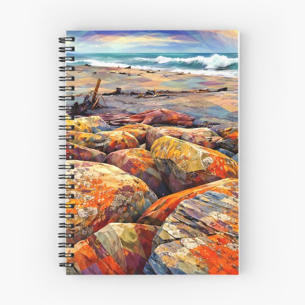 Item preview, Colorful Rocks by the Seashore designed and sold by cuprum.