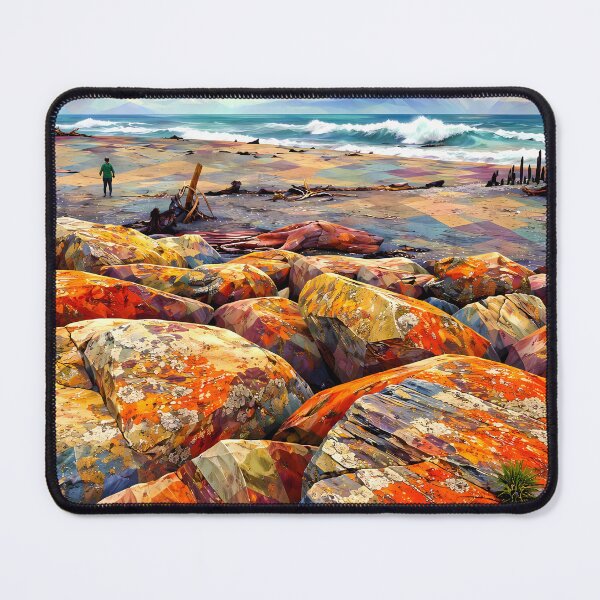 Item preview, Colorful Rocks by the Seashore designed and sold by cuprum.
