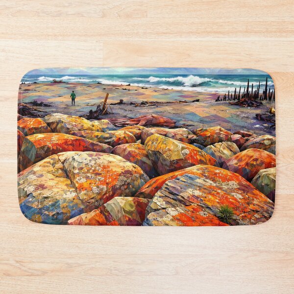 Item preview, Colorful Rocks by the Seashore designed and sold by cuprum.