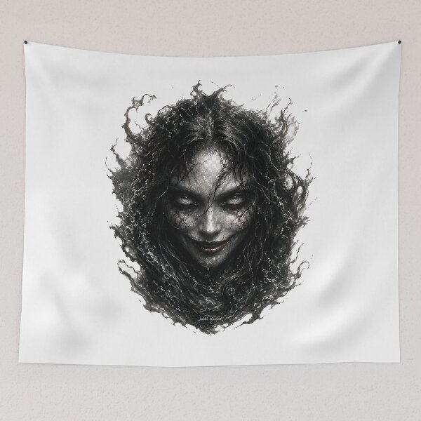 Item preview, Copy of Insane Watching Face Horror Art designed and sold by JabbiKamost.