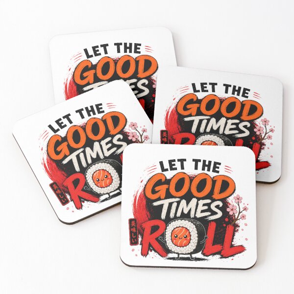 Item preview, Let the Good Times Roll – Cute Sushi designed and sold by Gee-Na.