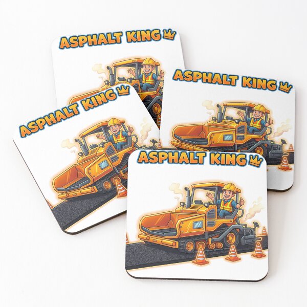 Artikelvorschau, Asphalt King T-Shirt – Lustiges T-Shirt für Asphaltfertigerfahrer entworfen und verkauft von katiecorners.