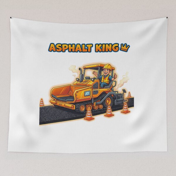 Item preview, Asphalt King T-Shirt – Funny Asphalt Paver Operator Shirt  designed and sold by katiecorners.