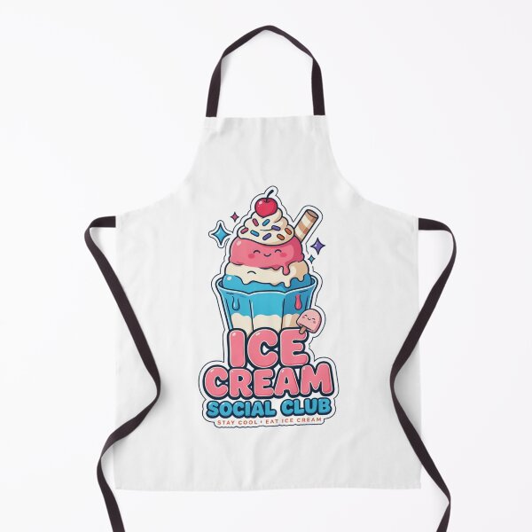 Item preview, Ice Cream Social Club Kawaii T-Shirt – Cute Sundae Gift for Ice Cream Lovers & Summer Foodies designed and sold by GemBob Creations.