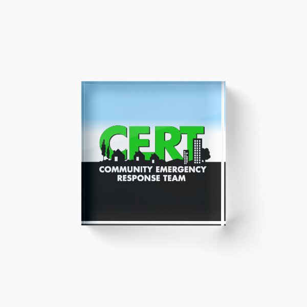 Item preview, CERT - Community Emergency Response Team designed and sold by longneckgoosie.