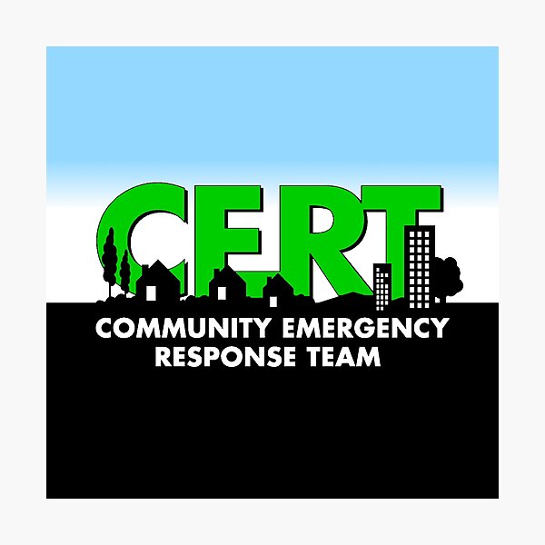 Item preview, CERT - Community Emergency Response Team designed and sold by longneckgoosie.