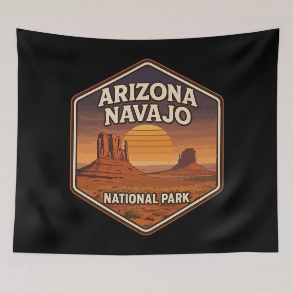 Item preview, Navajo Arizona National Park United States Vintage designed and sold by TomFrontierArt.