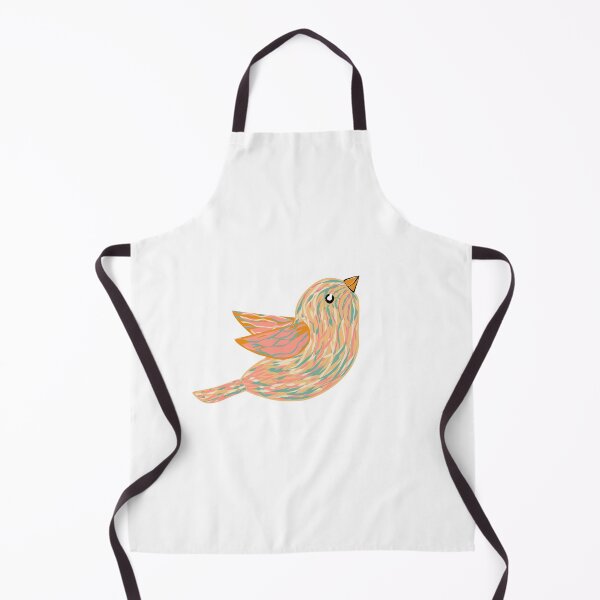 Item preview, Modern Botanical Bird Illustration Orange designed and sold by altastudio.
