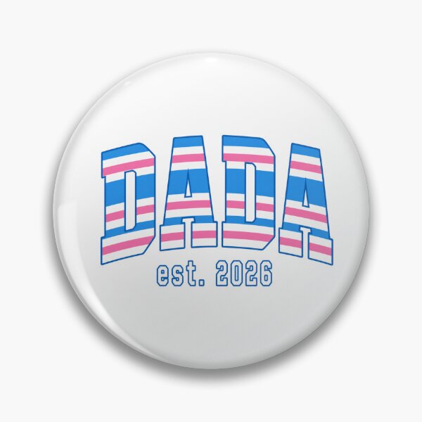 Item preview, Dada Est. 2026 Retro Varsity Hospital Blanket Stripe Letters designed and sold by SkuddleCo.