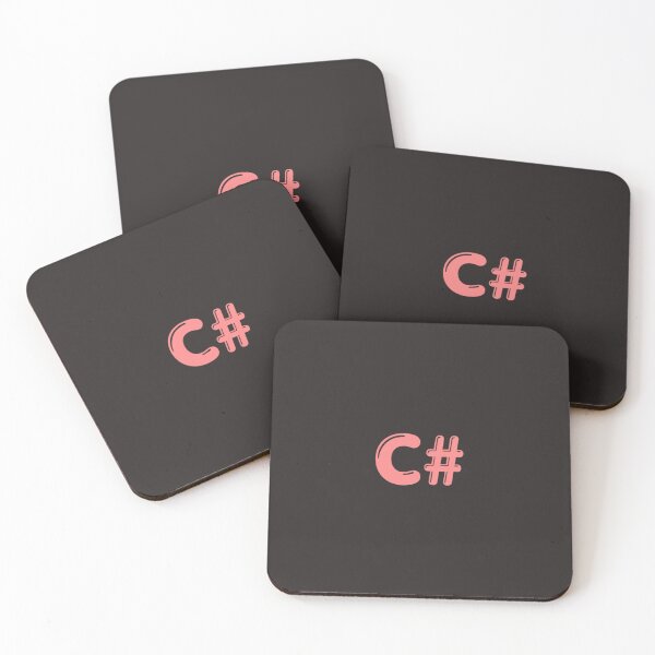 Item preview, Neon C# Programming Language Glitch Aesthetic Developer designed and sold by cozy-creative.