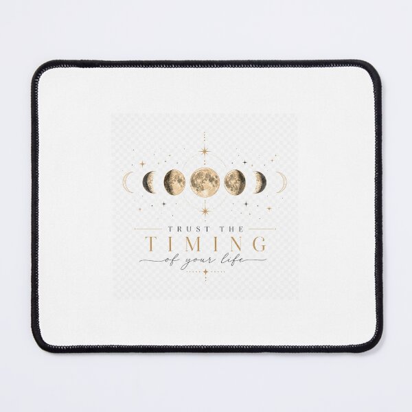 Item preview, Trust the Timing of Your Life – Minimalist Moon Phases Celestial Design designed and sold by SummitTrails.