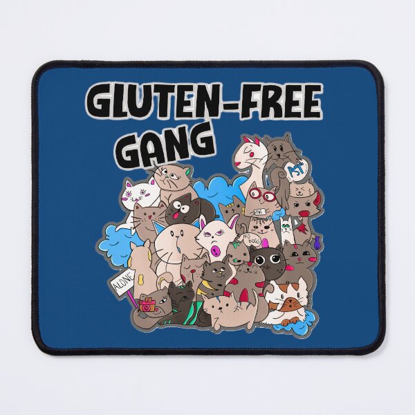Item preview, Cute Gluten-free gang kitties designed and sold by Lovemountain.