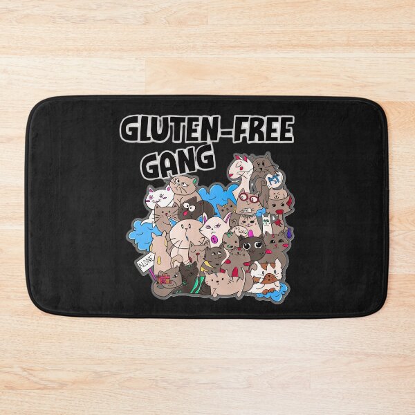 Item preview, Cute Gluten-free gang kitties designed and sold by Lovemountain.