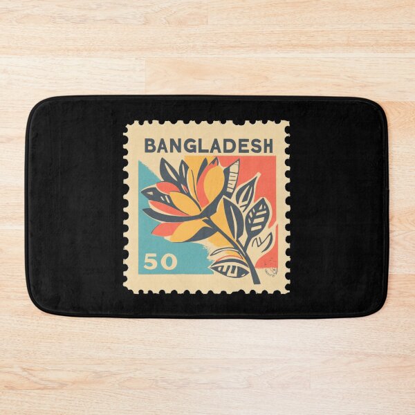 Item preview, Bangladesh Vintage Stamp - Water Lily Bloom designed and sold by tiigerdad.