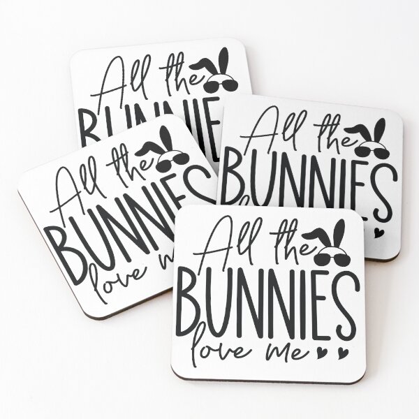 Item preview, All The Bunnies Love Me - Funny Easter Quotes Retro Vintage Aesthetic Cute Spring Holiday Best Mom Gift designed and sold by FuzionRaptor.