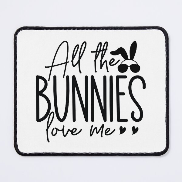 Item preview, All The Bunnies Love Me - Funny Easter Quotes Retro Vintage Aesthetic Cute Spring Holiday Best Mom Gift designed and sold by FuzionRaptor.