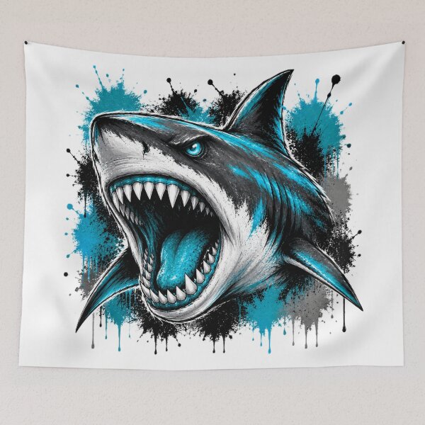 Item preview, Abyss - Graffiti Shark designed and sold by Thor-stone.