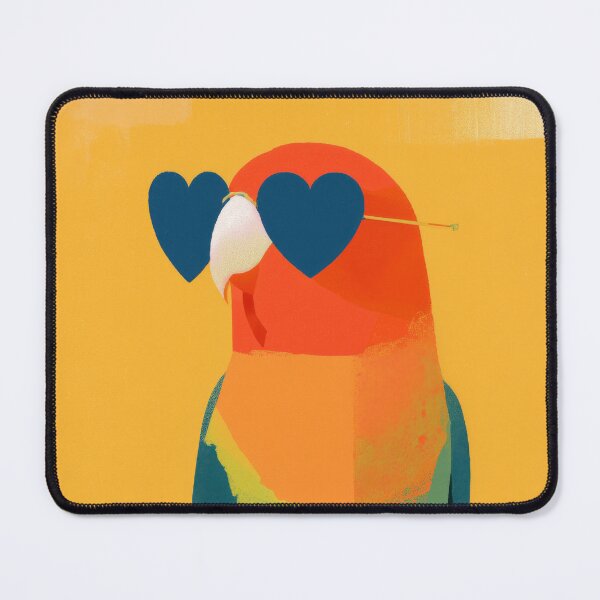 Item preview, Lovebird Spread The Love Wall Art designed and sold by MarkedArtPrints.