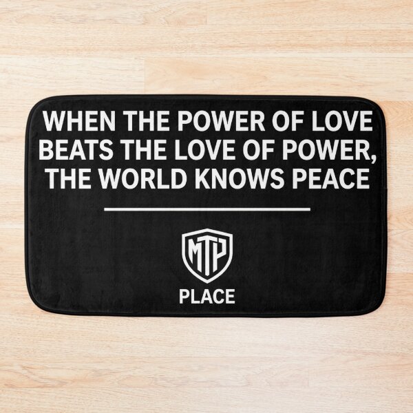 Item preview, When the power of love beats the love of power, the world knows peace designed and sold by MyTeePlace.