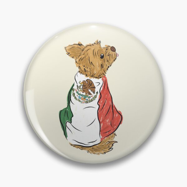 Item preview, Yorkie wearing the Mexican Flag designed and sold by lovemydoggie.