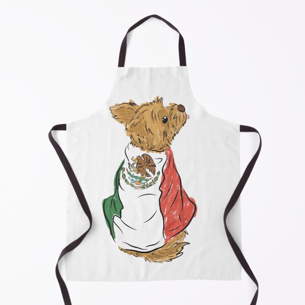 Item preview, Yorkie wearing the Mexican Flag designed and sold by lovemydoggie.
