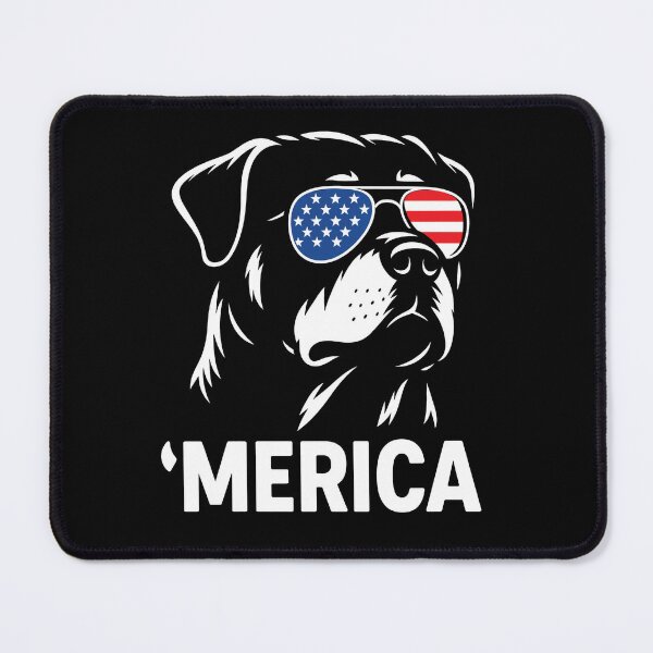 Item preview, Merica Rottweiler 4th of July Patriotic Dog Design designed and sold by Bkermen.
