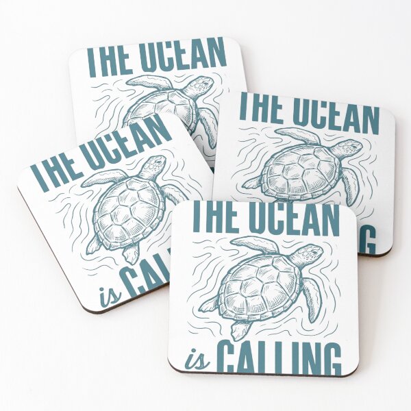 Item preview, The Ocean Is Calling Vintage Sea Turtle Nautical designed and sold by Emerald Deep.