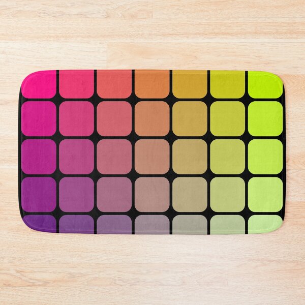 Item preview, Minimalist Color Grid Gradient Matrix Art designed and sold by drTerrens.