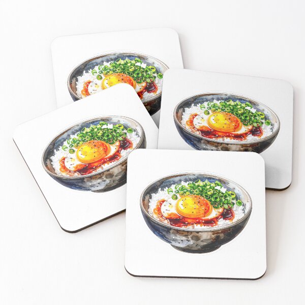 Item preview, Japanese Rice Bowl With Chopsticks Watercolor designed and sold by BetweenForms.