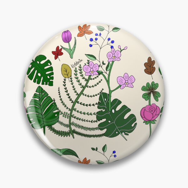 Item preview, Plants botanical flowers by Olga Schembri  designed and sold by Keddmia.