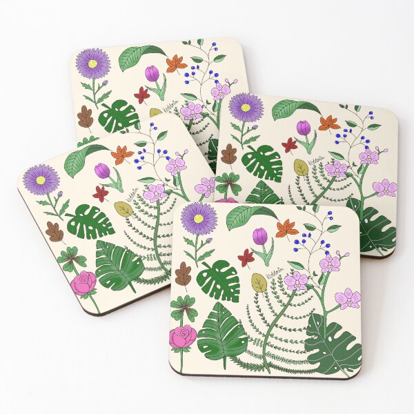 Item preview, Plants botanical flowers by Olga Schembri  designed and sold by Keddmia.