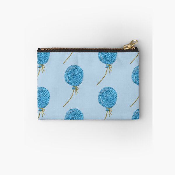 Aperçu de l'œuvre Un ballon bleu créée et vendue par Alsa.handembroidery.
