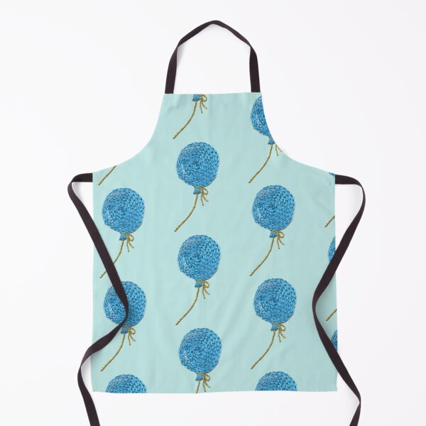 Item preview, A blue balloon designed and sold by Alsa.handembroidery.
