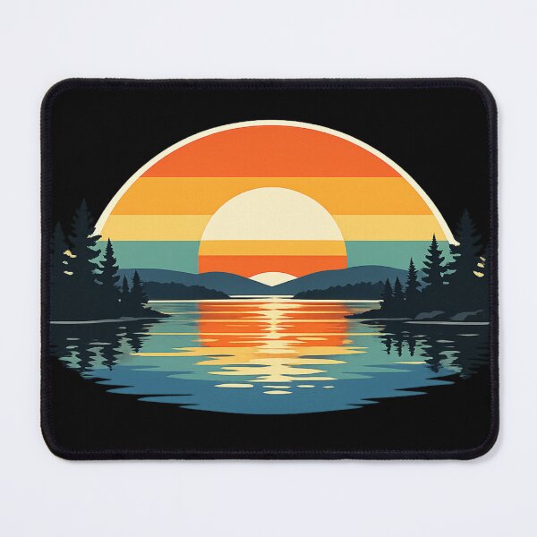 Item preview, Sunset over the lake Charlevoix designed and sold by DamioPolArt.