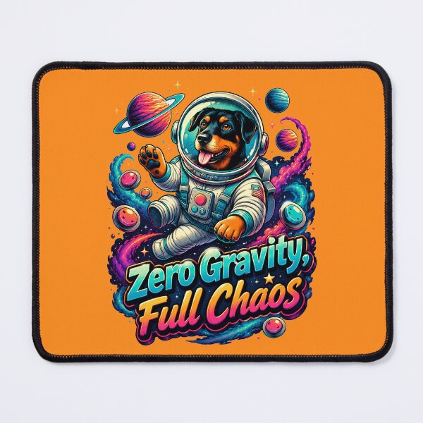 Item preview, Zero Gravity Full Chaos Space Dog Astronaut | Funny Cosmic Dog designed and sold by From Cyryl with Love.