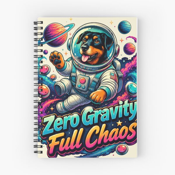 Item preview, Zero Gravity Full Chaos Space Dog Astronaut | Funny Cosmic Dog designed and sold by From Cyryl with Love.
