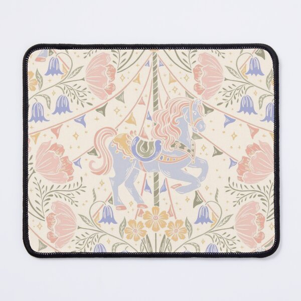 Item preview, Vintage Horse Floral Pattern designed and sold by The Moood Theory.