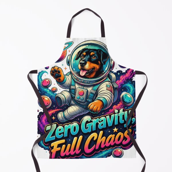 Item preview, Zero Gravity Full Chaos Space Dog Astronaut | Funny Cosmic Dog designed and sold by From Cyryl with Love.