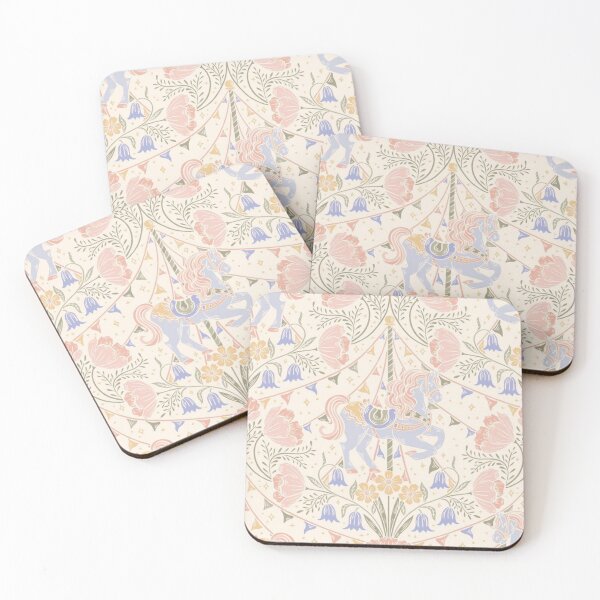 Item preview, Vintage Horse Floral Pattern designed and sold by The Moood Theory.